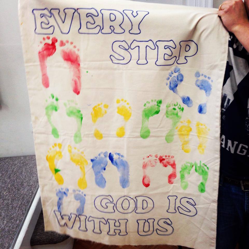 Every step, God is with us